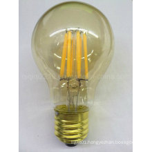 5.5W A60 Gold Cover E26 Golden Base 120V Dim LED Filament Lamp